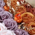 thumbnail image 5 of (naranja rosa) flores artificiales flores de boda falsas combo para ramos de bricolaje centros de mesa arreglos de arco fiesta baby shower decoraciones del hogar, 5 of 5
