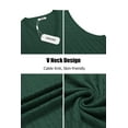thumbnail image 5 of COOFANDY Men's Sweater Vest V Neck Slim Fit Cable Knitted Sleeveless Pullover Sweater, 5 of 5