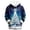 Blue, variant on NinXxx Women's Fashion Hooded Sweatshirt Cozy Long Sleeve Daily Streetwear Beige XXXXXXL