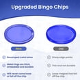 thumbnail image 3 of MR CHIPS ¾ inch Plastic Magnetic Bingo Chips with Metal Ring, 1,001 Chips, Assorted Colors, All Ages, 3 of 7