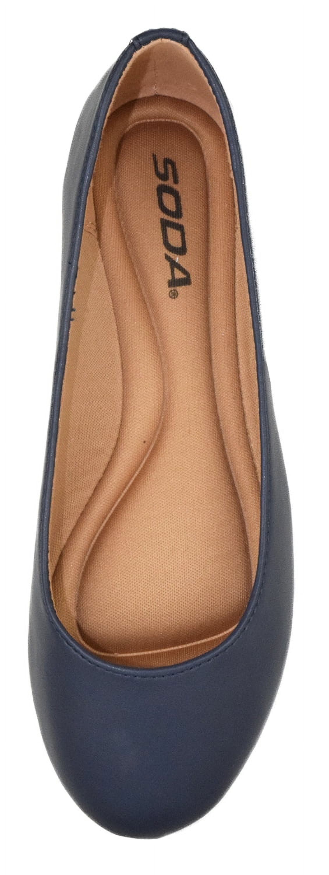 kreme Soda Women Shoes Ballet Flat Comfortable Gel Insole Round