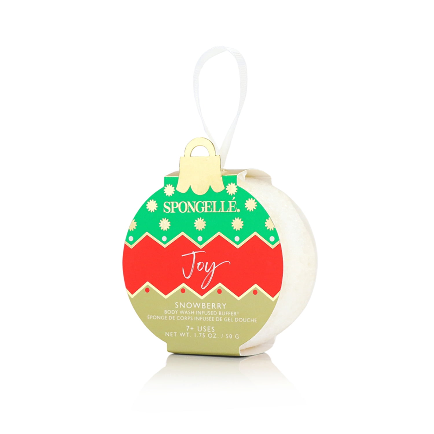 Spongellé - Deck the Halls Holiday Ornament Gift Set Christmas Stocking