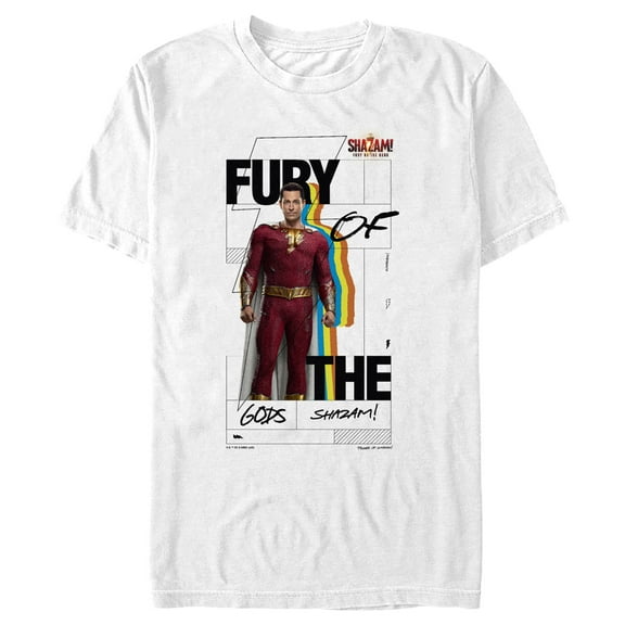 Men's Shazam! Fury of the Gods Hero Photo Graphic Tee White Medium