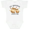 thumbnail image 3 of Inktastic My Grandma Loves Me with Cute Squirrels in Autumn Boys or Girls Baby Bodysuit, 3 of 5