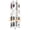 White, variant on Silkight Book Shelf, 4 Tier All-Steel Rotating Bookshelf with 360° Wheels, Large Size Shelves Corner Book Shelf for Kids Rooms, Easy Assembly