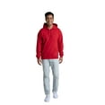 thumbnail image 4 of Fruit of the Loom Men's EverSoft Fleece Hoodie, Cozy Pullover Sweatshirt, Sizes S-3XL, 4 of 11