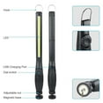 thumbnail image 3 of New USB Rechargeable COB LED Flashlight Magnetic Work Light Torch Hook Portable Lantern Inspection Light Camping Car Repair Lamp (1 pack,Black), 3 of 7