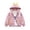 Pink, variant on Boys & Girls Cartoon Rabbit Cute Jackets Spring Zip Hooded Windbreaker Cute Easter Outfits Color Pink Size 12-18 Months