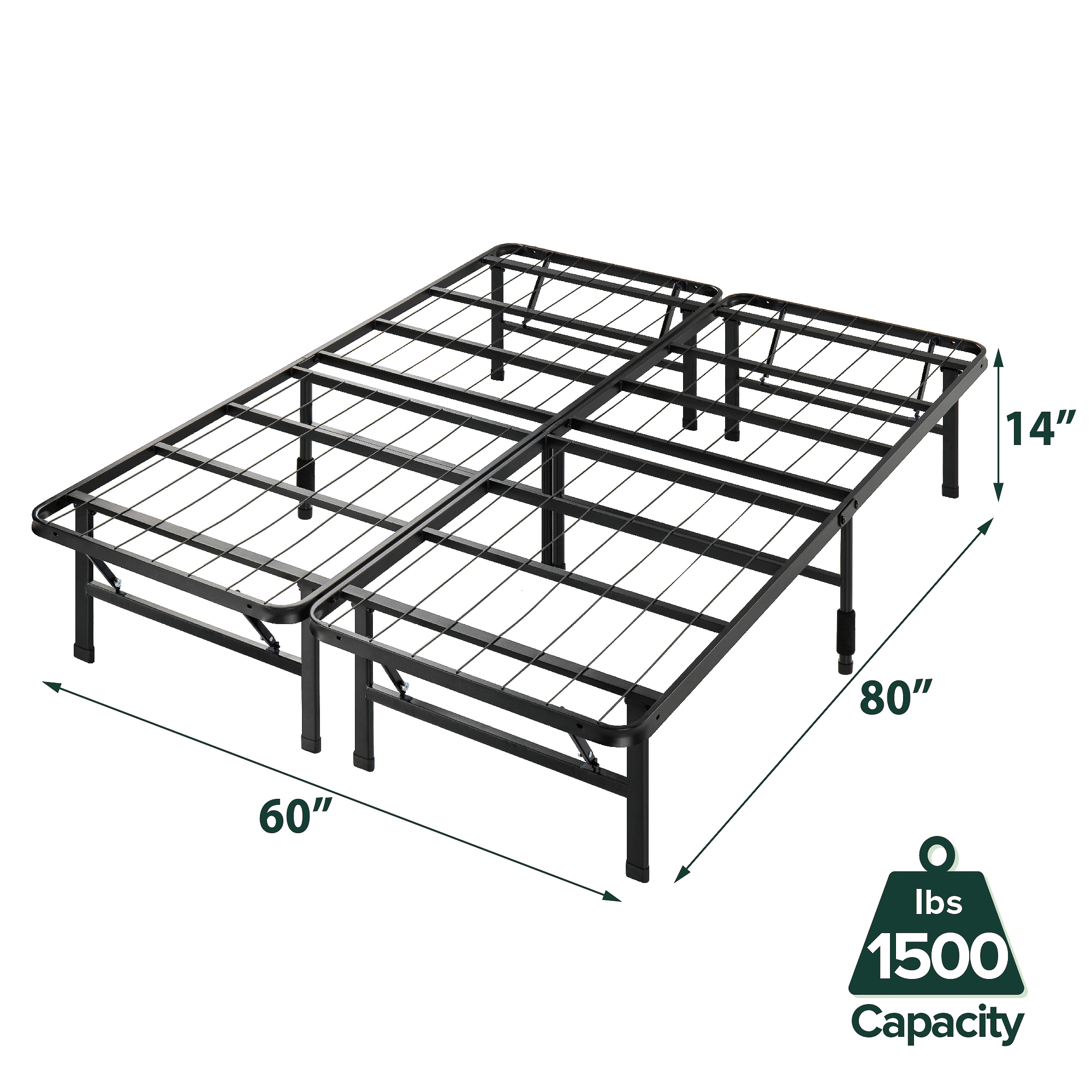 Zinus 14" Metal SmartBase Bed Frame, Queen photo 8