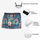 thumbnail image 3 of Balery Colorful Flowers Calzoncillos bóxer para hombre, ropa interior de algodón suave y transpirable con cinturilla de nailon-Large, 3 of 5