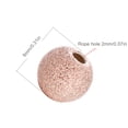 thumbnail image 2 of 10 piezas de cuentas de bola redondas, cuentas espaciadoras plateadas plateadas, suministros de joyería hechos a mano, accesorios para hacer Ropa, zapatos y accesorios Miscelánea Oro rosa 8MM Guardurnaity AP010775-18B, 2 of 6