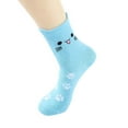 thumbnail image 4 of NTACZA Socks Womens Size 9-11 Cute Blue 10 Pairs Crew Cat Socks Funny Animal Print Socks for Women, 4 of 6