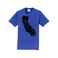 thumbnail image 1 of Gravity TradIng T-Shirt à Manches Courtes Cali - Bleu Royal - Logo Noir - TG, 1 of 1