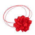 thumbnail image 1 of LYMAYTER Long Rope Necklace Flower Necklace - Realistic Fabric, Multi - layer Straps, 1 of 7