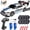White, variant on Drifty Boyz RC Car, 1:24 High-Speed 4WD RC Drift Car, 30KM/H Racing, Drifting, 2.4GHz Remote Control, Replaceable Tires, LED Lights, Durable PVC, ABS Construction for Hobbyists