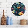 thumbnail image 3 of Fish Waterweeds Black 10 inch Wall Clocks Non Ticking Easy to Read Battery Decorative for Home Bathroom Kitchen Bedroom Living Room, 3 of 8
