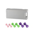 thumbnail image 1 of Neoprene dumbbell free hand weight set in pairs-1 2 3 pounds para home gym suitable para both women y men, 1 of 7
