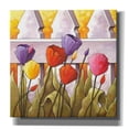 thumbnail image 1 of Epic Graffiti 'Flower Fence 2' by Cathy Horvath-Buchanan, Canvas Wall Art, 18"x18", 1 of 8