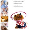 thumbnail image 5 of Clearance:Clear Medium Pet Cone E-Collar with Soft Edge for Medium Dogs & Cats, Blue, 5 of 5