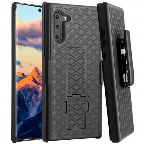 Case Belt Clip for Samsung Galaxy Note 10 - Holster Swivel Cover Kickstand Armor Combo for Galaxy Note 10