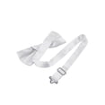 thumbnail image 2 of Metal Buckle Pet Dog Yorkie White Polyester Bowtie Necktie, 2 of 2