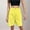 Yellow, variant on HAIJIE Womens Summer Swim Shorts Relaxed Fit High Waist Casual Women's Shorts for Women Pleated Beach Vacation Clothes Short