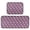 Cartoon Unicorns and Stars, variant on 2-Piece Kitchen Mat Set Non Slip Washable Floor Mats Decorative Rugs for Kitchen Sink Laundry Summer Ice Cream Pattern