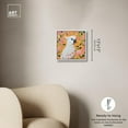 thumbnail image 5 of White Cockatoo II Canvas Tropical Floral Art by Art Remedy, White Frame, 12 x 12, 5 of 7
