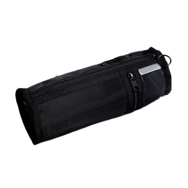 Estuche de malla transparente de gran capacidad para lápices, organizador de papelería para la escuela y la oficina, bolsa transparente con cremallera para un fácil acceso, material impermeable con c