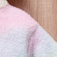 thumbnail image 3 of Gibobby Blusas De Niñas Sudadera con capucha gruesa de lana borrosa de otoño e invierno para niñas, moda de otoño para bebés, Top de ropa para niños （Rosa， 2-3 Años), 3 of 5
