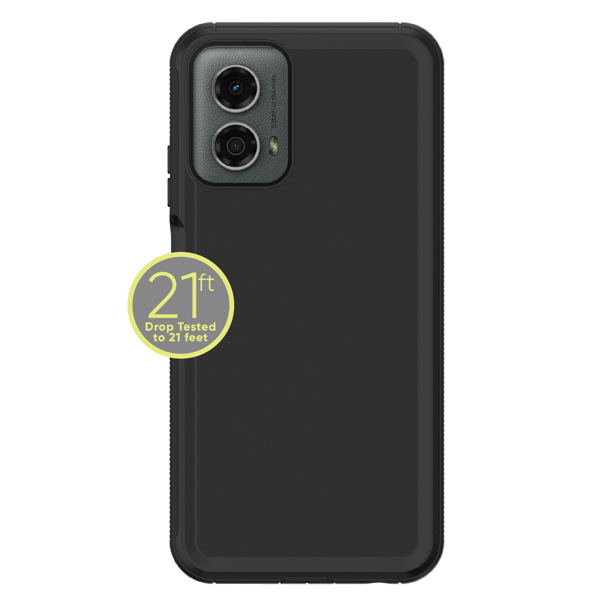 onn. Rugged Phone Case for moto g 5G (2024) - Black