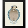 thumbnail image 2 of Fab Funky 12x14 Black Modern Framed Museum Art Print Titled - Ballet Sheep 3, 2 of 5