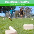 thumbnail image 5 of GoSports Backyard Size Premium Wood Kubb Viking Clash Toss Game Set for Kids & Adults, 5 of 7