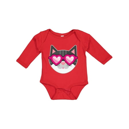 

Inktastic Tabby Cat Lover for Girls Gift Baby Girl Long Sleeve Bodysuit