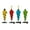 Multi-color, variant on Westcharm 4 Pack 60 Inch Glass Garden Torch Light with Swirling Metal Ground Pole - Burning Citronella Torch Fuel | Outdoor Lighting for Party Patio Pathway Garden Décor - Green