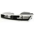 thumbnail image 2 of Grille Assembly Compatible With 1996-1997 Honda Accord Chrome Shell with Textured Black Insert, 2 of 3