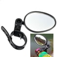thumbnail image 1 of Miangastore une Paire de Rétroviseurs de Guidon de Vélo Super Transparents Résistants aux Explosions Légers Grand Angle Entièrement Réglables Rétroviseurs de Vélo (Noir), 1 of 9