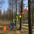 thumbnail image 3 of ShenMo 2 Pc Colorful Spiral Windmill Tent Wind Spinner For Garden Home Decorations (Color), 3 of 5