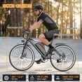 thumbnail image 7 of 26 Inch Electric Bike for Adults,750W 48V 12Ah Removable Battery,19.9MPH 45 Miles Long Range, Fenders & Password Lock,Class 2,UL 2849, 7 of 7