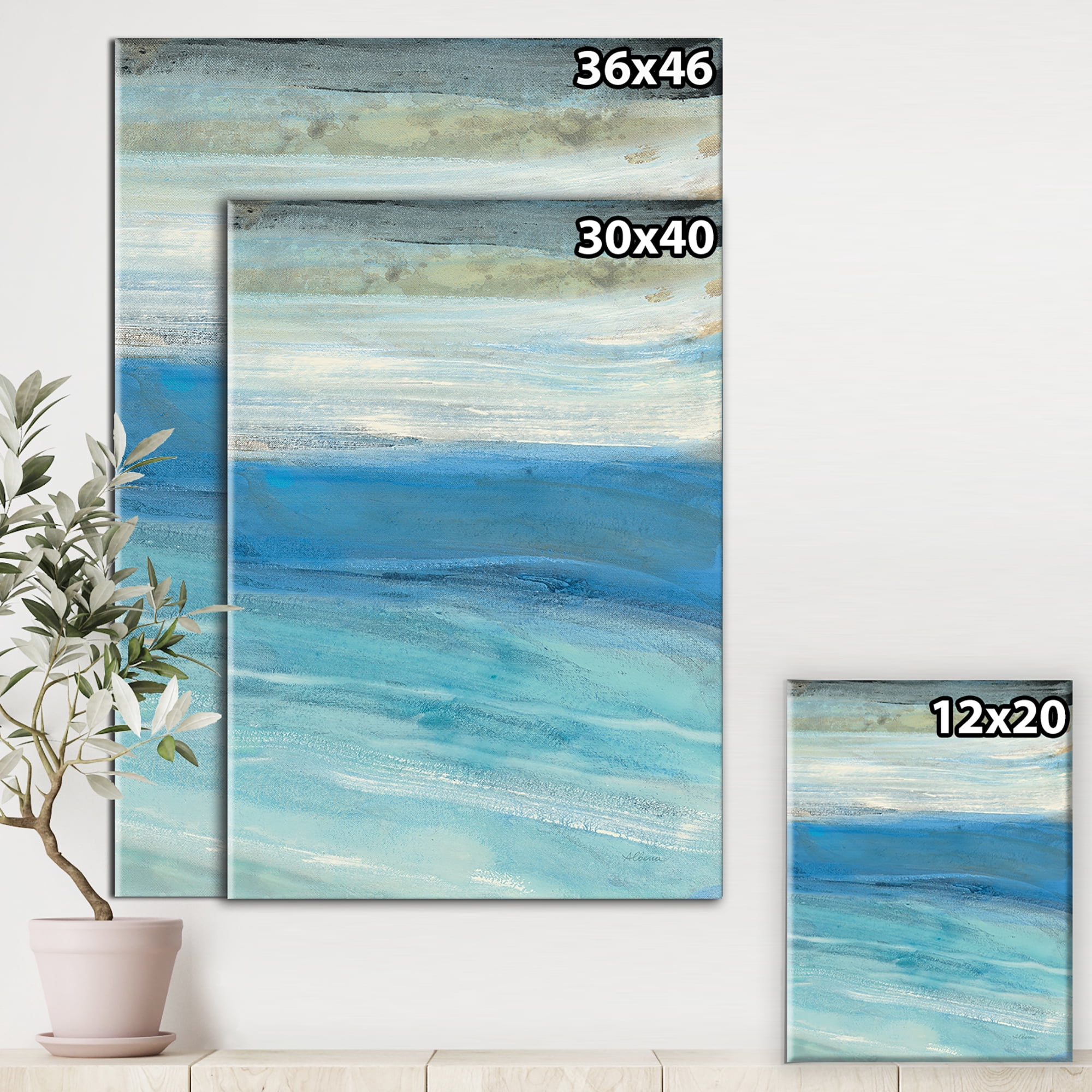 Designart 'From the Shore IV' Nautical & Beach Canvas Art