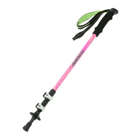 Telescopic Walking Stick Carbon Fiber Lightweight Trekking Pole Adjustable Telescopic Hiking Walking Stick 3 Section ()