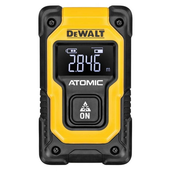 DeWalt Atomic 5.91 in. L X 4.33 in. W Pocket Laser Distance Measurer 55 ft. Black/Yellow 1 pc