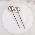 thumbnail image 5 of Balsa Circle 24 Rose Gold 8" Heavy Duty Plastic Spoons Disposable Reception Catering, 5 of 7
