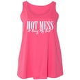 thumbnail image 1 of Hot Mess & Doing My Best Womens Tank Top, 1 of 1