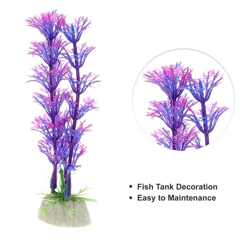 Unique Bargains Pcs Aquarium Plants Decorations Artificial