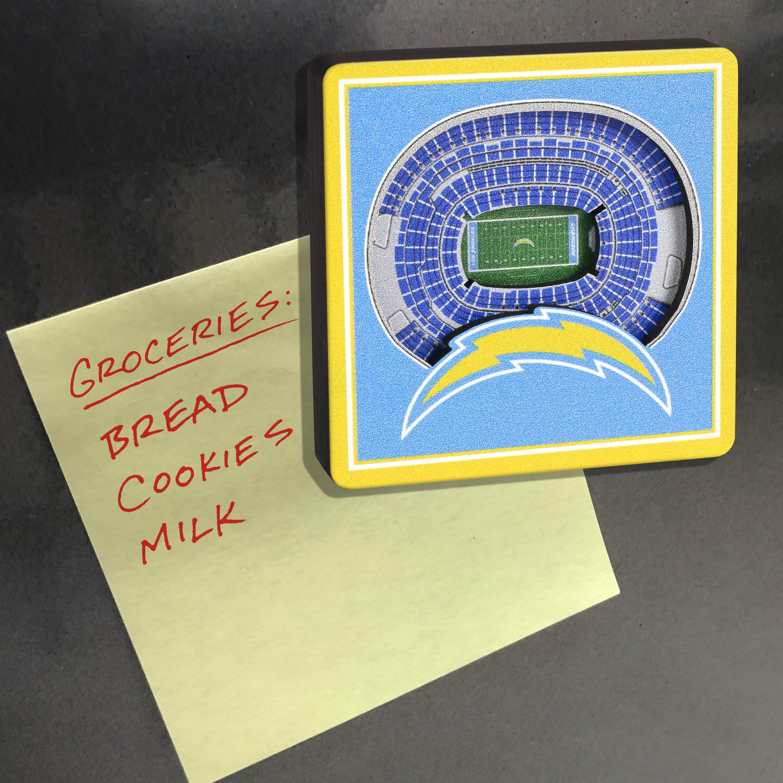 YouTheFan NFL Los Angeles Chargers 3D StadiumView Magnet