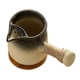 thumbnail image 4 of Tetera de cerámica de 580 ml con posavasos y asa lateral, tetera tradicional china. Negro degradado, 4 of 9