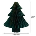 thumbnail image 2 of Honeycomb Paper Christmas Tree Honeycomb Origami Christmas Tree Desktop Decoration Christmas Party Supplies for Home, 2 of 7