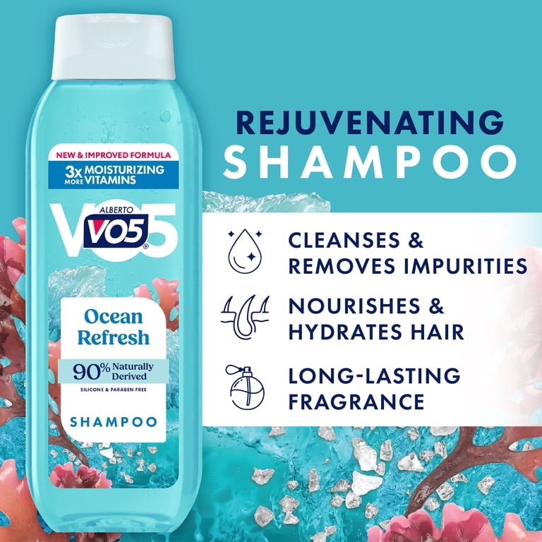 6 pack) Alberto VO5 Ocean Refresh Rejuvenating Shampoo with Sea