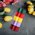 thumbnail image 4 of OUNONA 5 Rouleaux Ruban Cadeau Décorations Rubans Polyester Multi-Usages Rubans Colorés, 4 of 8